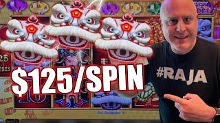 DON'T TRY THIS AT HOME!  $125 SPINS ON HIGH LIMIT SLOTS!