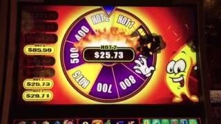 Hot Hot 8 Slot Machine Progressive Wheel Bonus #2 Aria Casino Las Vegas