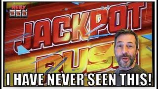 I have never ever seen this feature on Jackpot Rush slot machine!!