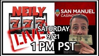 Slots Live from San Manuel Casino!!  Super Big Win!!