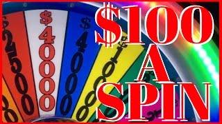 $100/Spin HIGH LIMIT Wheel of Fortune + MORE!  SPINNING  SATURDAYS  Slot Machine Pokies