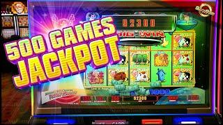 500 GAMES JACKPOT!!! - Invaders Return from the Planet Moolah - 1c Wms Slot