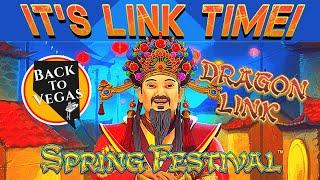 Dragon Link Spring Festival Slot Machine • Ryan and Heather Link it Up!