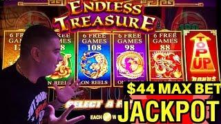 OMG 2 HANDPAY JACKPOTS! Endless Treasure Slot Machine & Lock It Link Slot Machine Max Bet JACKPOTS