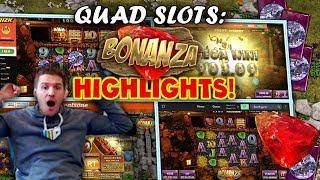 Bonanza Quads - 6 Slot Features!