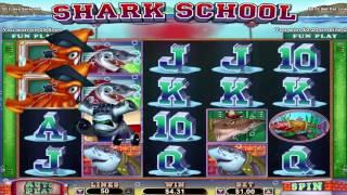 Shark School online slot by RTG video preview