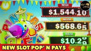 ️New Slot POP’ N PAY$️ Big Win ! 3 Different Version Bonus Free Spin SLOT MACHINE