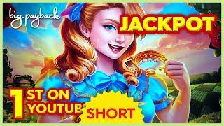 JACKPOT HANDPAY! Lucky Tea Party Slot! #Shorts