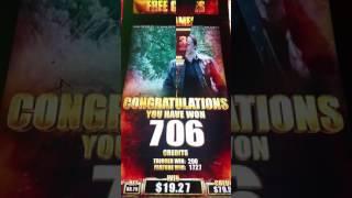 The Walking Dead 2 Slot play - All Bonuses 1/31/17 Part 1