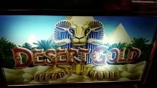 TBT Rare Desert Gold Aristocrat Slot machine free spin bonus