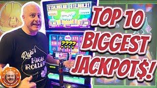 TOP 10 BIGGEST JACKPOTS OF MY LIFE! October 2019 COMPILATION
