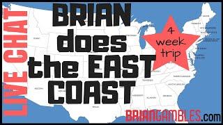 Get ready East Coast, Brian is coming for you! LIVE STREAM CHAT w Brian Christopher