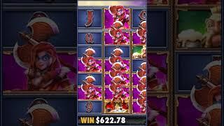One Spin Massive Win on Fury of Odin slot!