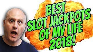 BIGGEST & BEST JACKPOT COMPILATION Top 10 HUGE WIN$ of 2018! | The Big Jackpot