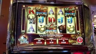 RETRAEGER Good Win $5 Bet Ainsworth Eagle Bucks Free Spins Slot machine