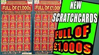 NEW SCRATCHCARDS ""FULL OF £1,000s"...and GOLDFEVER...SUPER 7s..HOT MONEY..GREEN DOUBLER..LUCKY ROLL