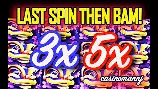 •LAST SPIN THEN BAM!!!• JUST WHEN YOU LEAST EXPECT IT! - Slot Machine Bonus