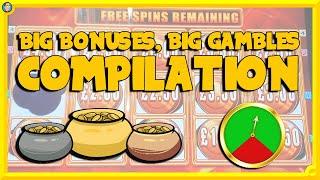 Big Gambles and Lots of BONUSES! Slot Compilation