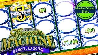 GREEN MACHINE DELUXE JACKPOT/ HIGH LIMIT/ FREE GAMES/ HUGE WINS