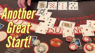 $1000 Buy In $25/Hand 2 Deck Blackjack Playing 2 Hands At Red Rock Casino!