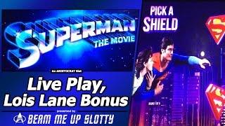 Superman:The Movie Slot - Live Play and Lois Lane Bonus in New Aristocrat game