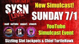 LATE NIGHT SYSN LIVE with SIZZLING SLOT JACKPOTS and CHIEF TURTLEHAWK  CHAT  NETWORK and FUN!