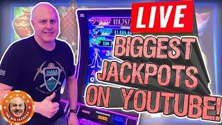 TUESDAY NIGHT LIVE SLOTS!  High Limit  BIGGEST JACKPOTS ON YOUTUBE!