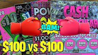 $100 vs $100!  FTS vs Mrs FTS  $200 TEXAS LOTTERY Scratch Offs