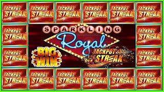 BIG WINS on Sparkling Royal JACKPOT STREAKS | EAGLE BUCKS Slot Machine