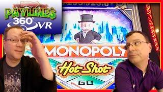 [360] LIVE PLAY ON MONOPOLY HOT SHOT SLOT  TRYING TO BONUS AT MAX BET  WITH SPECIAL GUEST MICHAEL!