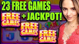 SPIN IT GRAND JACKPOT HANDPAY w/ 23 Free Games in Vegas!