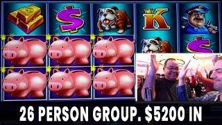 $200/person GROUP PULL  Max Bet $25/spin Piggy Bankin  Hard Rock Atlantic City #ad