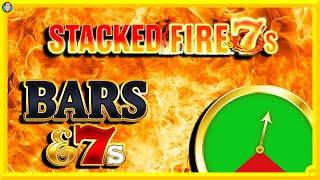 Stacked FIRE 7s BONUS & Bars and 7's ULTRA Play