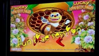 Lucky Honeycomb slot - fun bonus and slot  - 5c denom - Slot Machine Bonus
