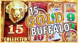 Joined the 15 GOLD Buffalo Club!   & MEGA Meltdown  Slot Machine Pokies w Brian Christopher