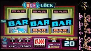 High Limit Slot Play Big Jackpot Wins Lucky Lock