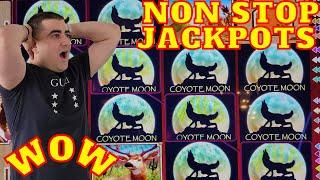 NON STOP JACKPOTS - Greatest Session On Coyote Moon Slot
