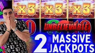 OMG I Won 2 MASSIVE JACKPOTS - Casino Huge Wins