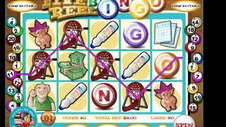 FIVE REEL BINGO Slot Machine  RIVAL GAMEPLAY   PLAYSLOTS4REALMONEY
