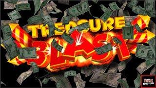 Treasure Blast Slot Machine Live Play and Bonuses