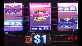 BIG WINPATRIOT $1 Slot Machine Max Bet $5 at Barona Resort Casino Akafujislot