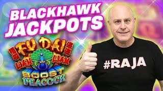 Fu Dai Lian Lian Boost Peacock Slots  Spin To Win Jackpots in Blackhawk!