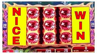 Volcanic Rock Fire Twin Fever Slot Machine  Bonus Won & $7.50 MAX BET Line Hit ! NICE GAME