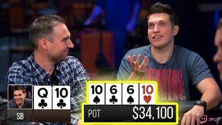 I Have A FULL HOUSE In A $34,100 Pot On Poker Night In America!