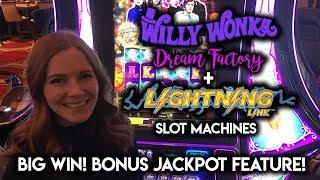 WOW! Another Lightning Link  Moon Race  BIG WIN! Dream Factory  Bonuses  and Jackpot Features!