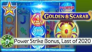 ️ New - Power Strike Golden Scarab slot machine bonus & 2021 News
