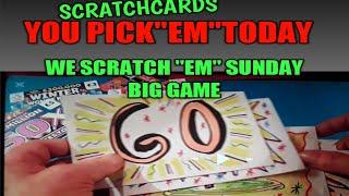 SCRATCHCARDS..FUN & GAMES  PICKING CARDS..SUNDAY WE SCRATCH THEM.AT 7.30pm..LIVE..Come & Join in