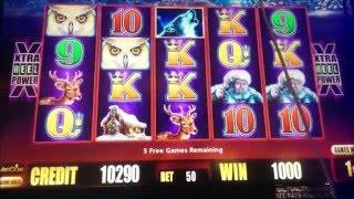 Timber Wolf Deluxe Legends Slot Machine Bonus