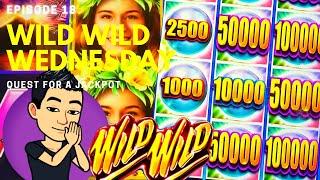WILD WILD WEDNESDAY! QUEST FOR A JACKPOT [EP 18]  WILD WILD PEARL Slot Machine (Aristocrat)