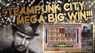 Steampunk Big City Slot!   Huge Win at the slot machine!